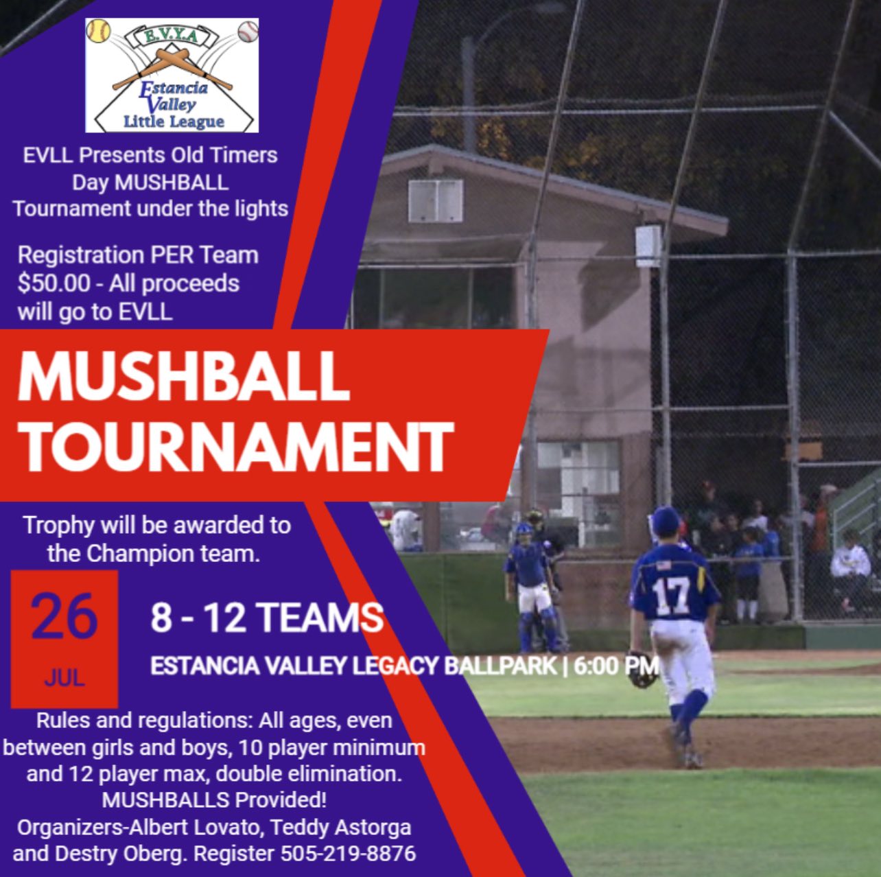 mushball 2025 old timers day